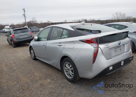 2016 Toyota Prius Two from USA, damaged, VIN JTDKBRFU2G3013777